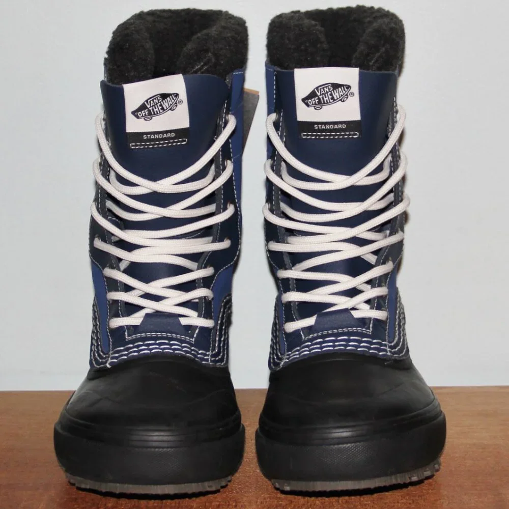Vans Standard Snow MTE Cold Weather Winter Boots Mens 9 Navy Blue Black
